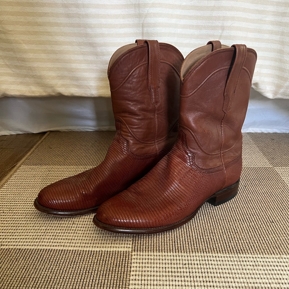 Men’s Tecovas The Nash Lizard Skin Boots